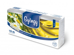 GYÖNGY papírzsebkendő 3 rét. 100db KAMILLA