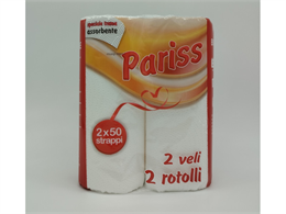 PARISS Házt. papírtörlő 2 tek. 2 rét. 50lap