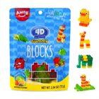 Amos 4D Gummy-Blocks-építo kocka gumicukor 72g