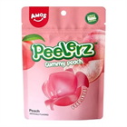 Amos Peelerz Gummy-Peach hámozható gumicukor 65g