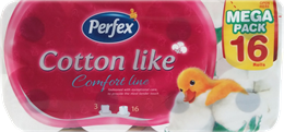 Perfex Cotton Like 16 tek. 3 rtg. toalettpapír