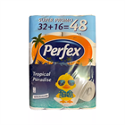 Perfex 48 tek. 3rt. toalett papír Tropical Paradise