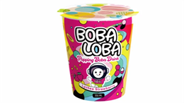 Boba Loba Eper-Lichee 350ml (Zselégolyós ital )